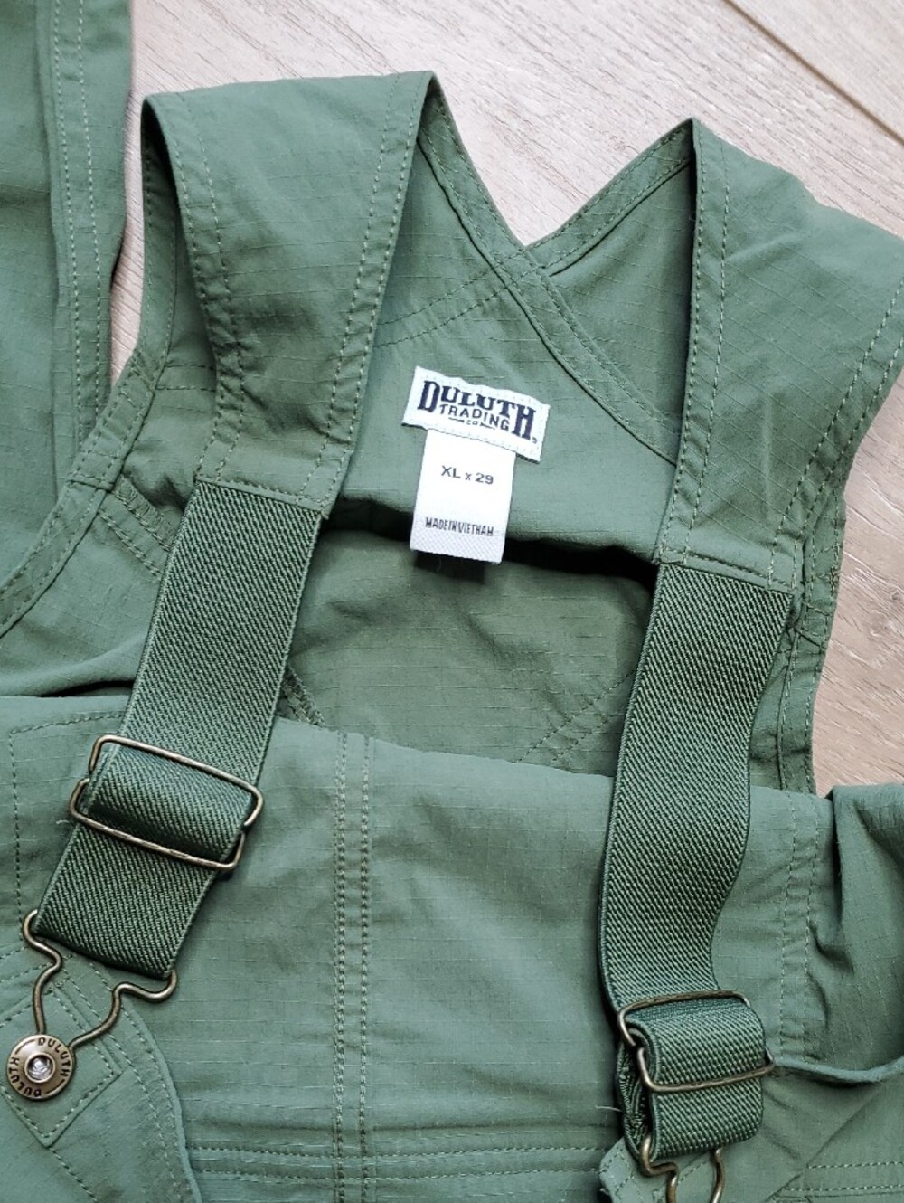 Duluth Trading Co Women's Heirloom Gardening Bib Overalls Size XL x 29 - Picture 5 of 9
